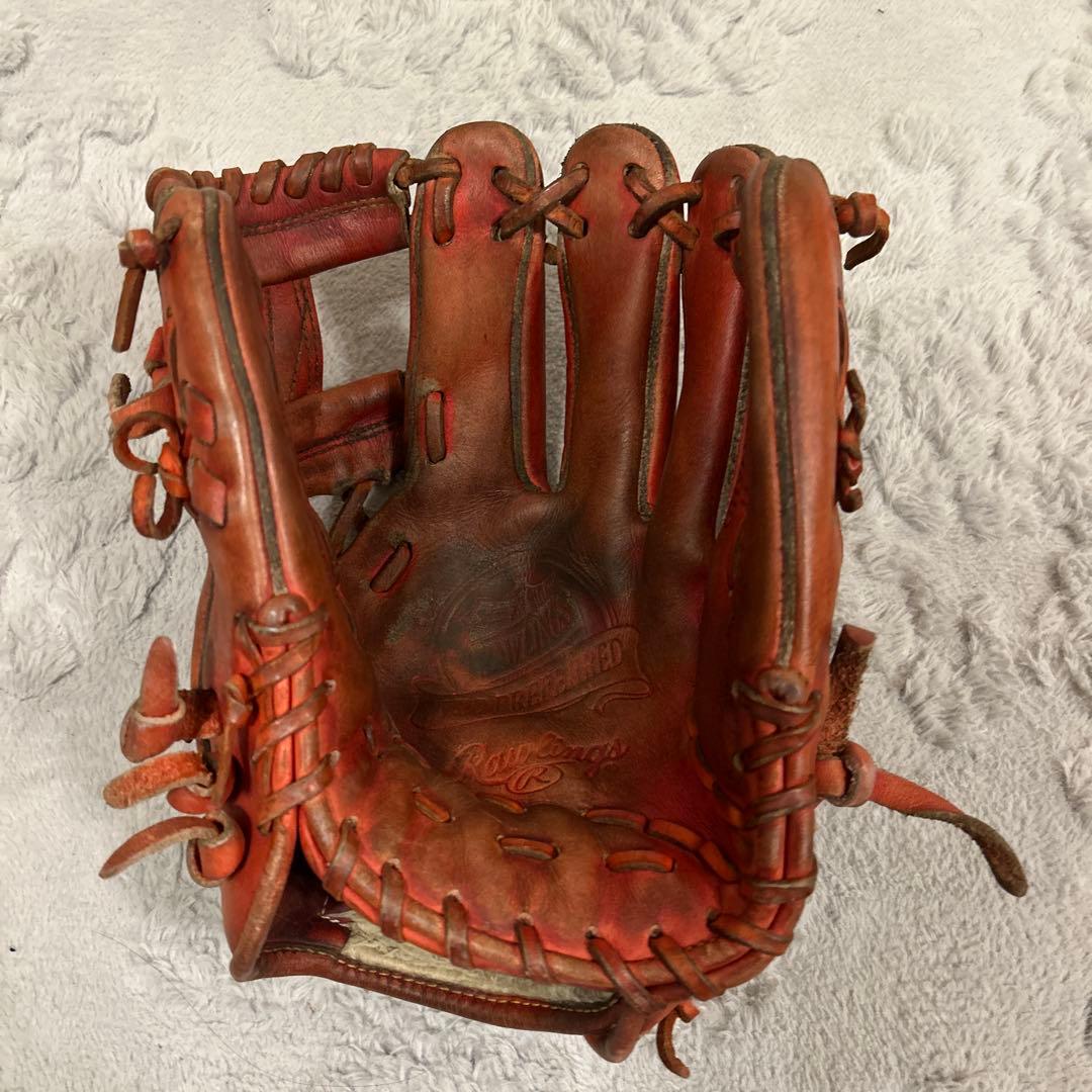 Rawlings 硬式グローブ 赤