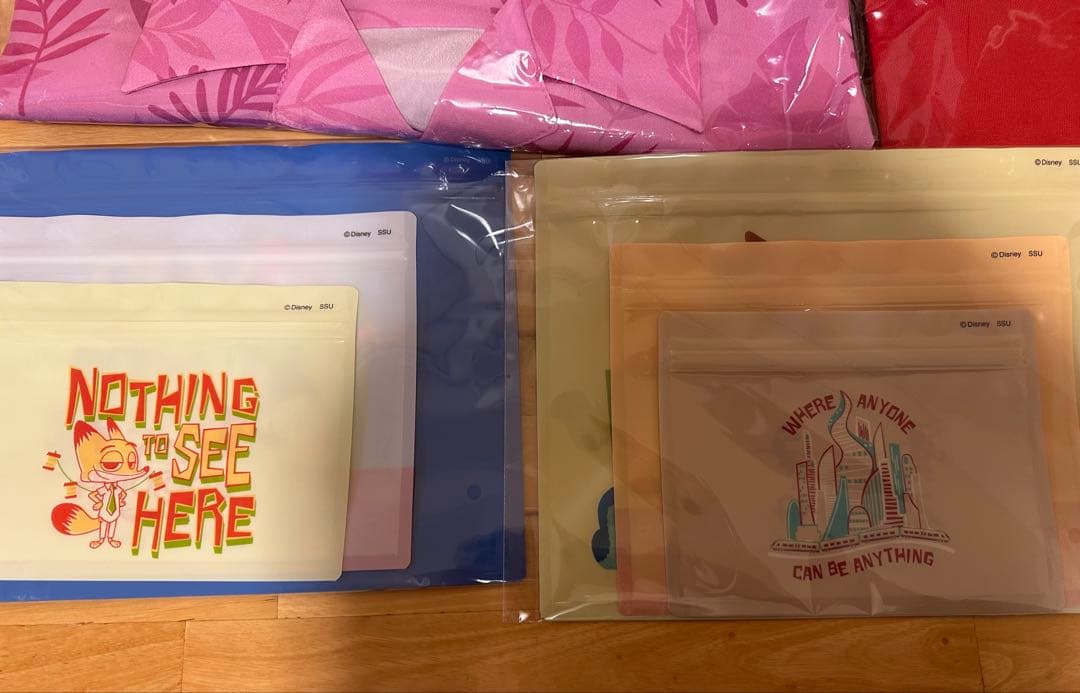 ズートピア2 ハッピーくじ　ラストワン賞　アロハシャツ、トートバッグ7点セット