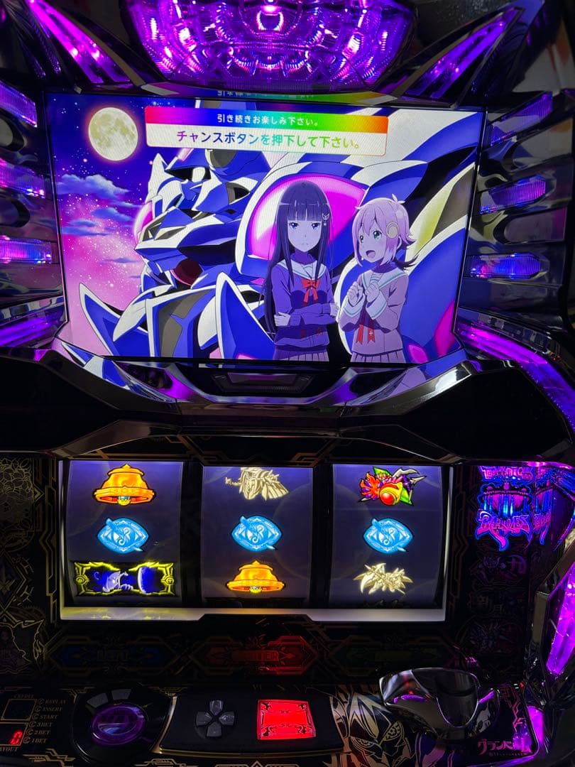 送料込み グランベルム パチスロ実機 不要機付きフルセット イヤホンハーネス付