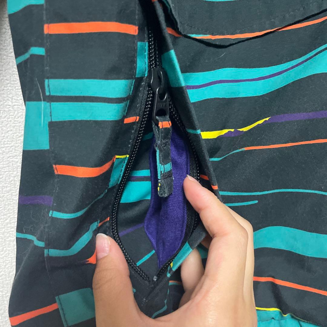 【美品】BURTON ストライプ スノーボードジャケット