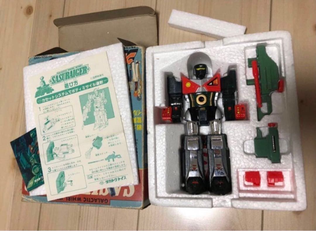 銀河疾風サスライガー タカトクトイス 当時物 超合金