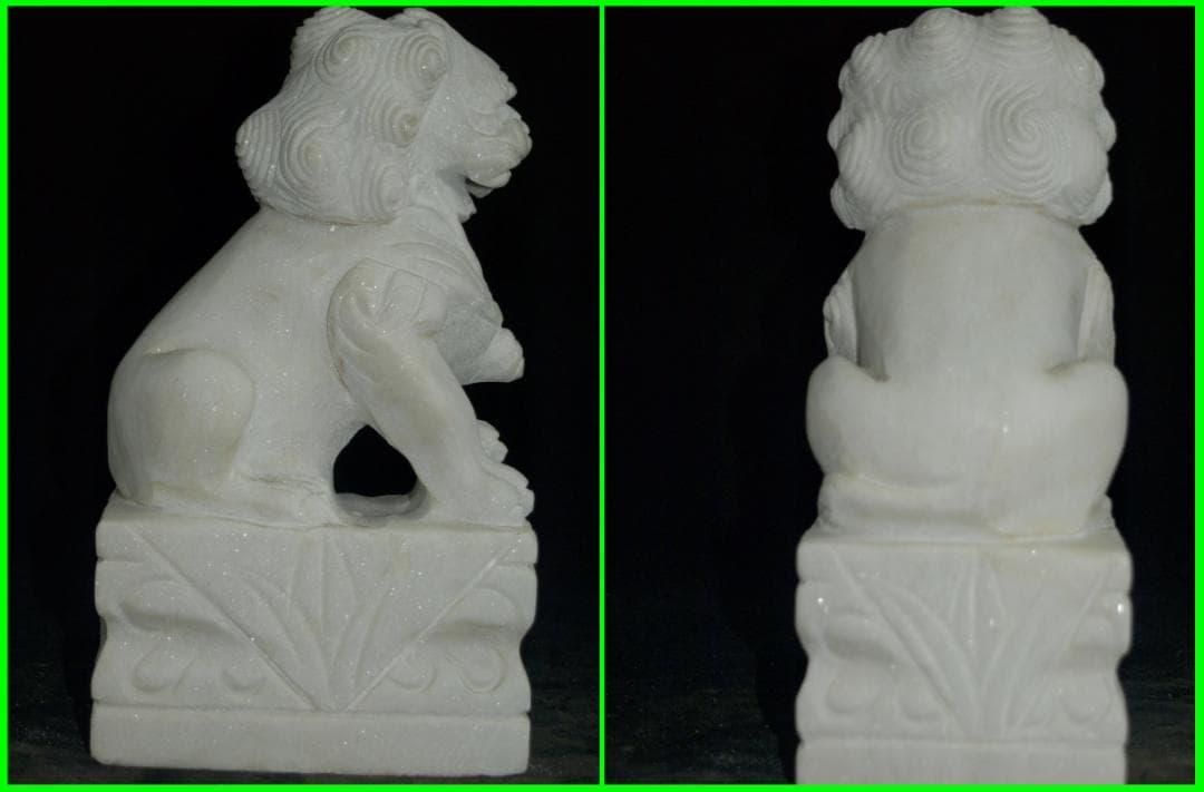 中国 国宝級　天龍山石窟仏教美術　北魏獅子像J1210A6-4