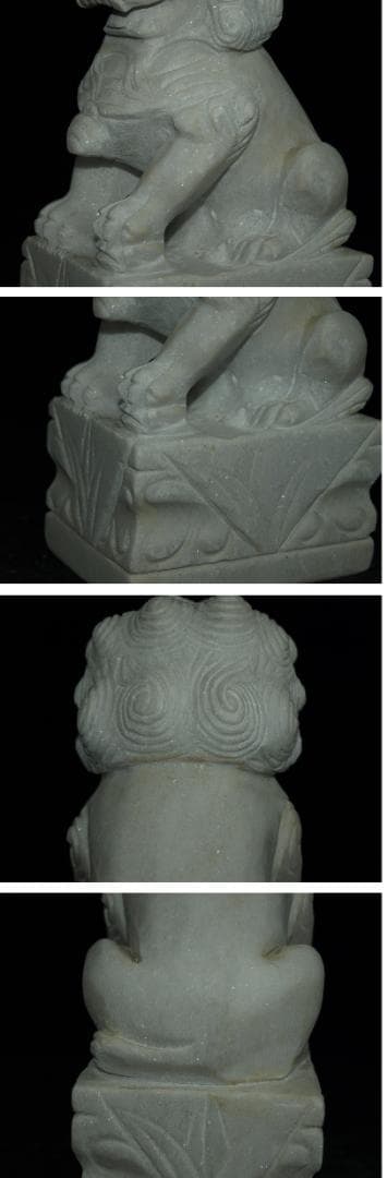 中国 国宝級　天龍山石窟仏教美術　北魏獅子像J1210A6-4