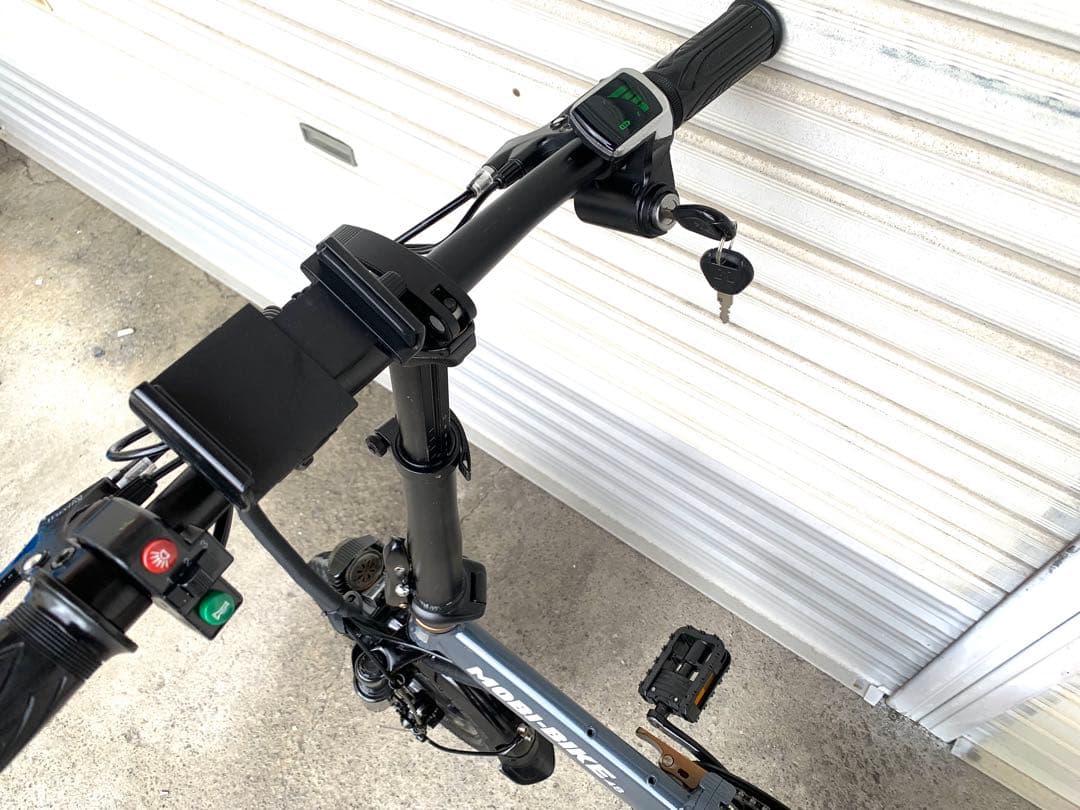 送料無料MOBILITYディスク式MTB折り畳み電動 自転車BIKE動作確認済