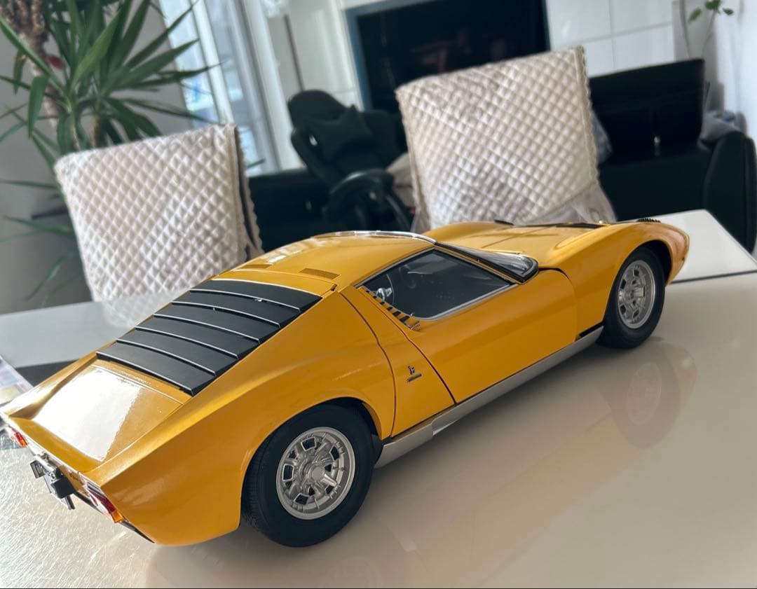 貴重品❗️1/8 ランボルギーニ ミウラ イエローコレクションとしても高い価値