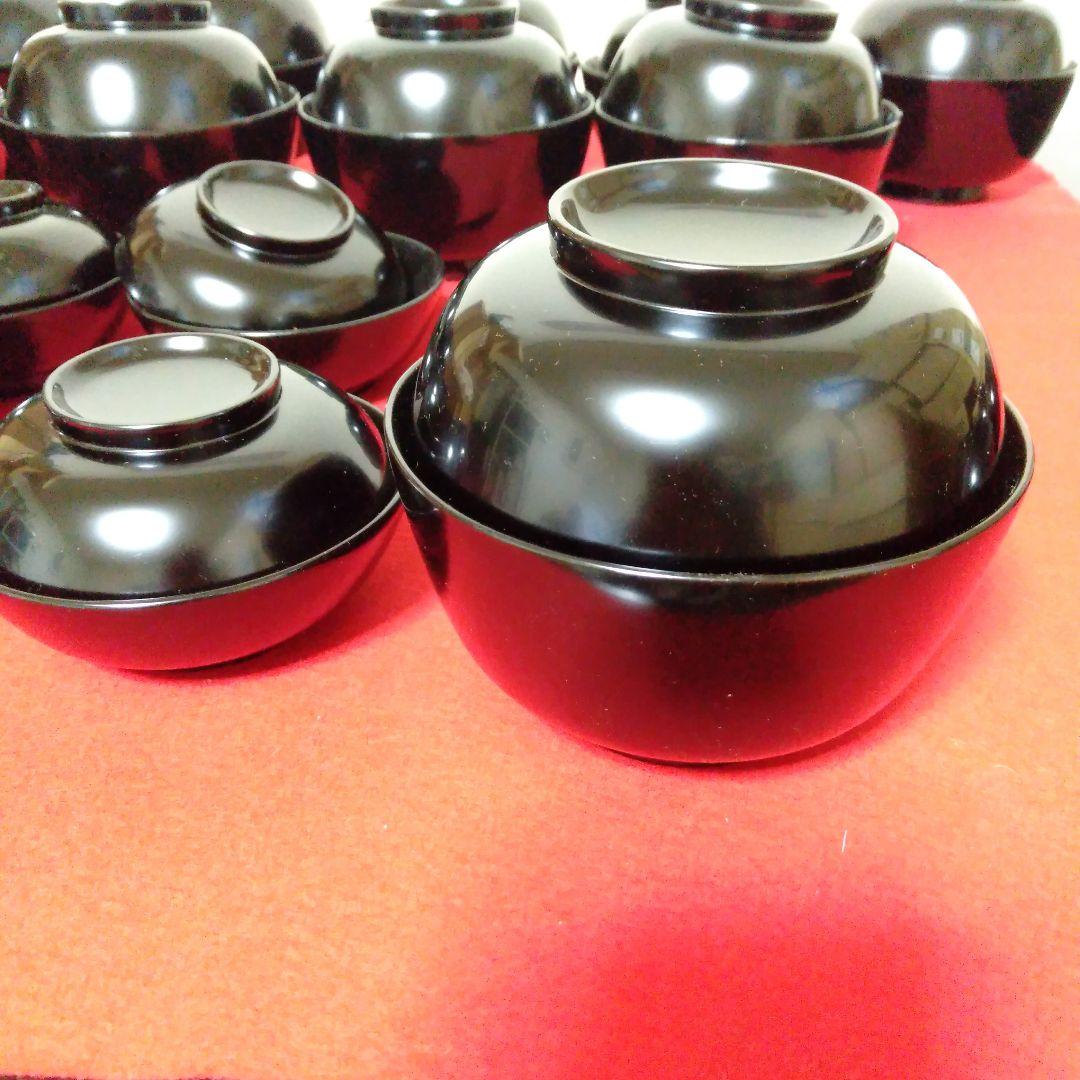 輪島塗　懐石碗　拾客