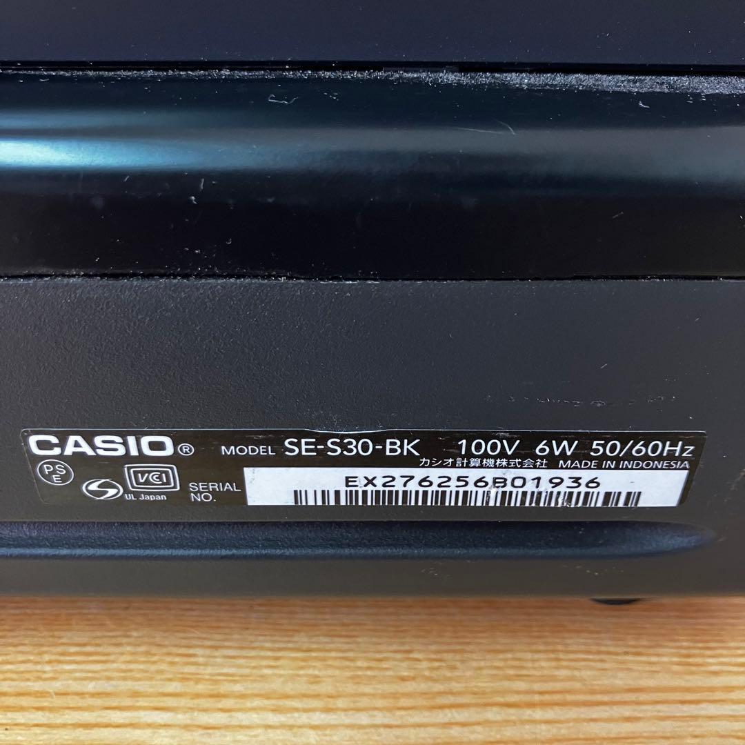 CASIO SE-S30 レジスター ブラック