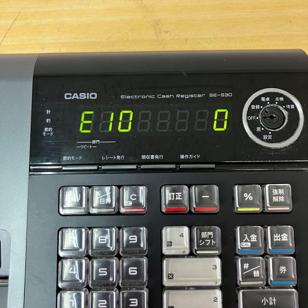 CASIO SE-S30 レジスター ブラック