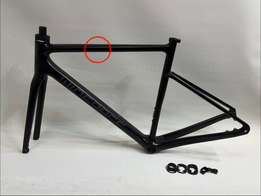 超軽量 WINSPACE SLC3 ディスク　フレームセット訳ありジャンク品