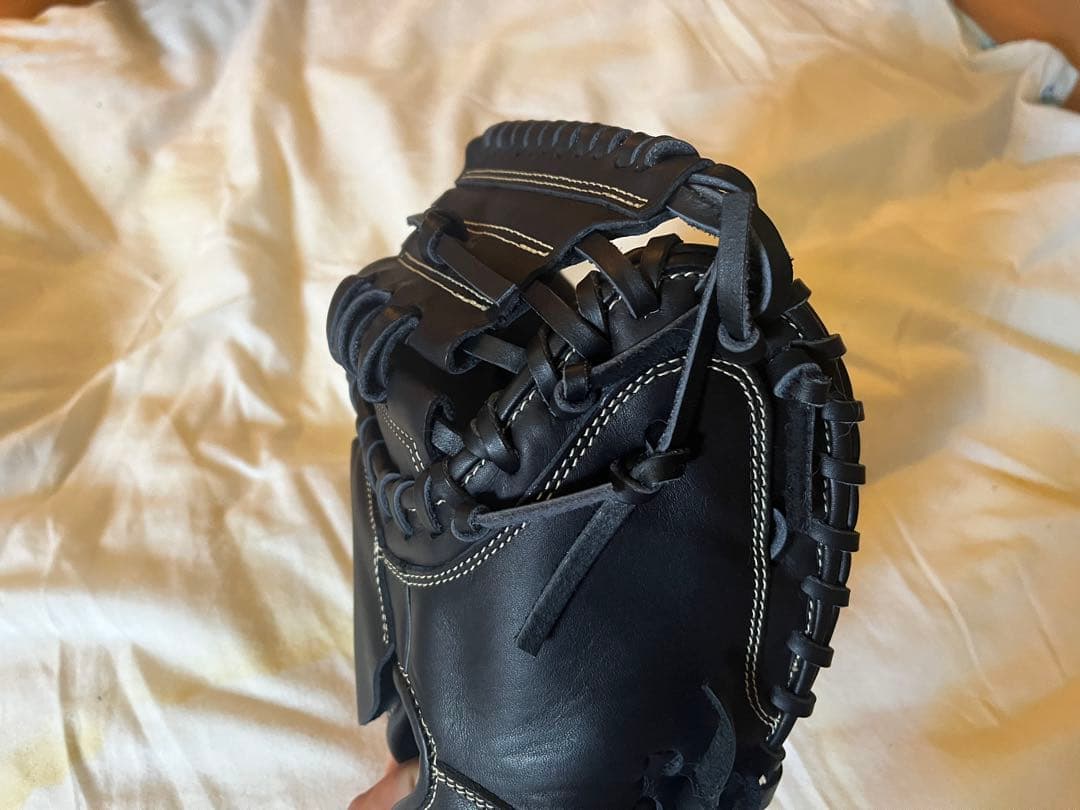 【特大SALE】ZETT GROUND HERO 黒グローブ キャッチャーミット