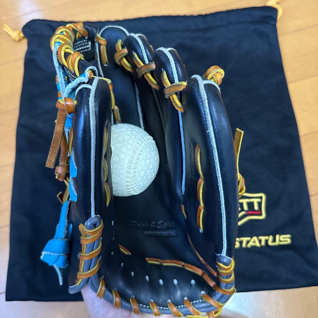 ‼️我流‼️ゼット　源田モデル　プロステイタス　軟式　内野手