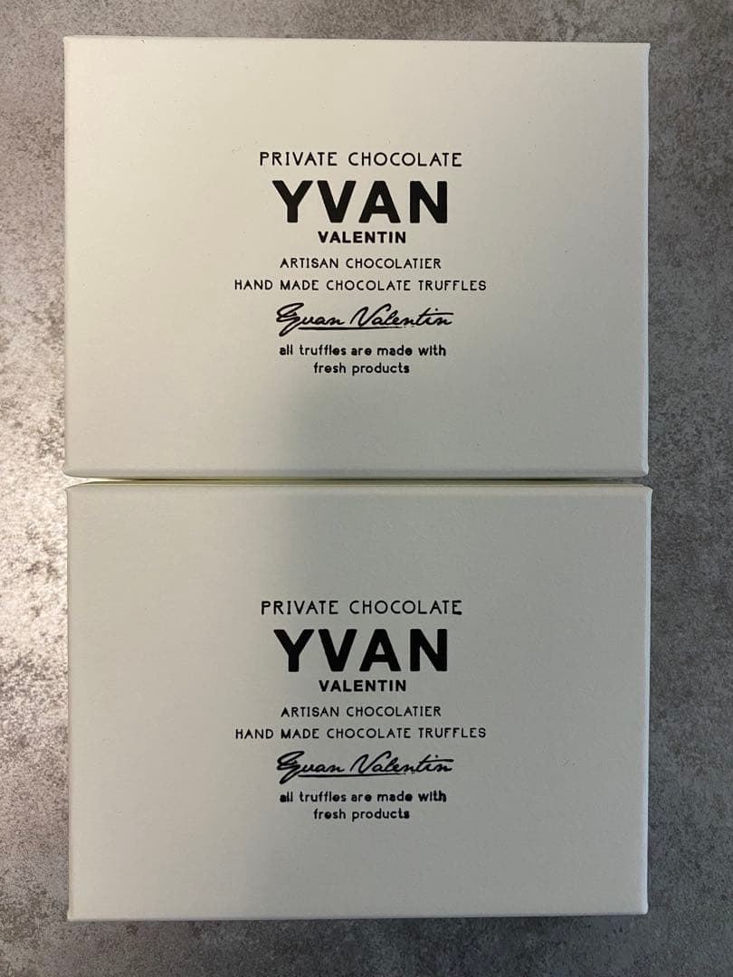 Yvan Valentin 手作りチョコレートトリュフ 6個入り×2個