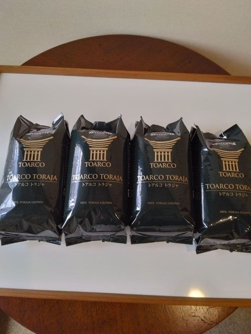 キーコーヒー　トアルコトラジャコーヒー豆200g入り×4袋　きさらぎ