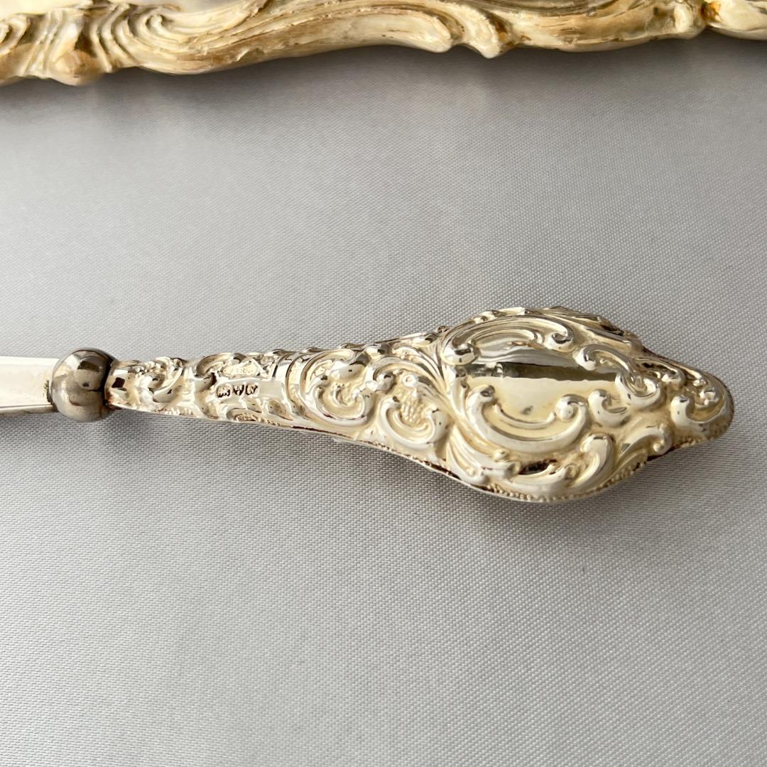 【J & R Griffin 】【純銀ハンドル】 靴べら 1913年 チェスター