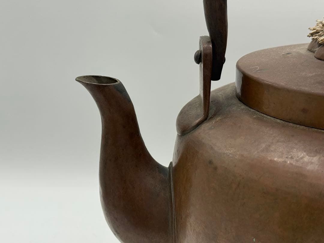 時代　銅製　水注　やかん　茶道具　送料込み250907