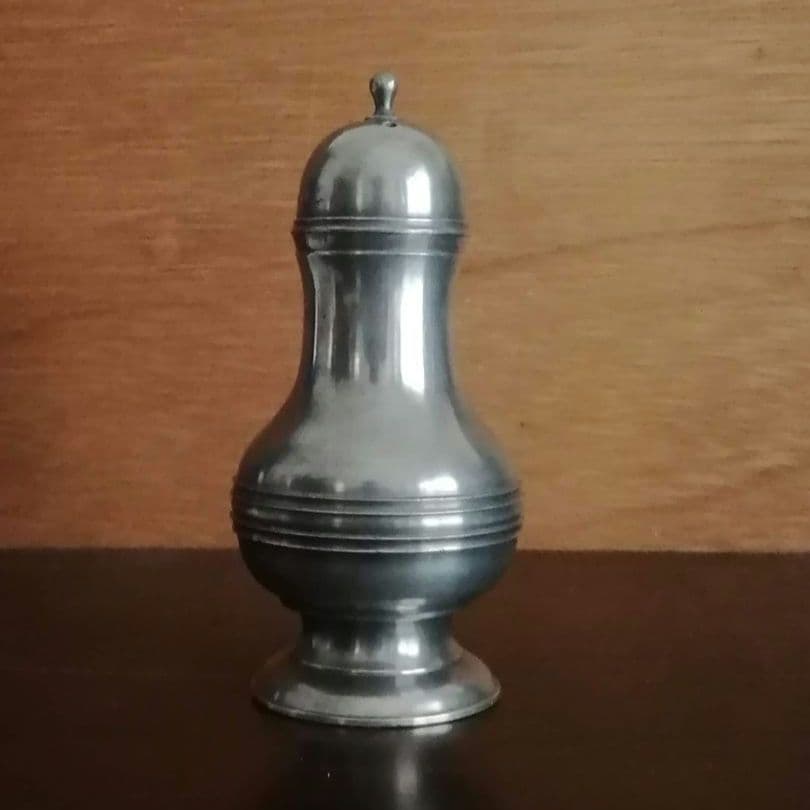 世界の名品　john somers　ピューター調味料入れ　ペッパーシェイカー