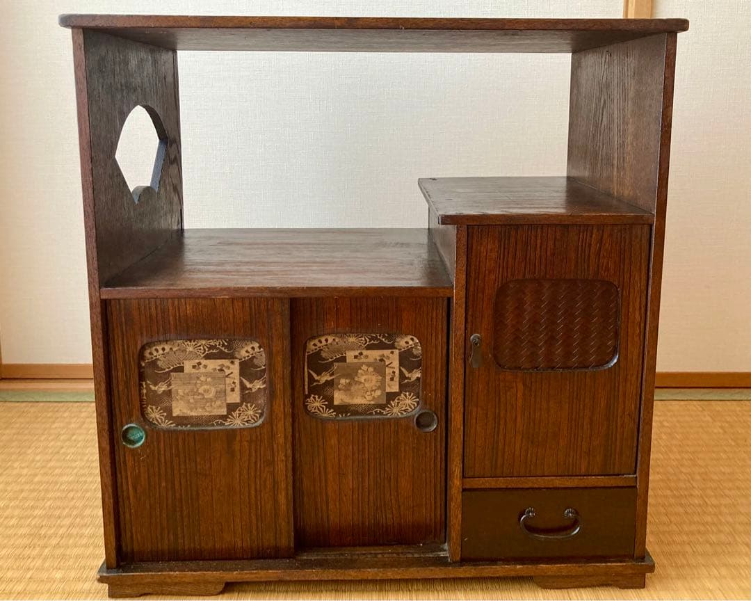 小箪笥　箪笥　タンス　大正ロマン　アンティーク　美術品　ファニチャー　家具