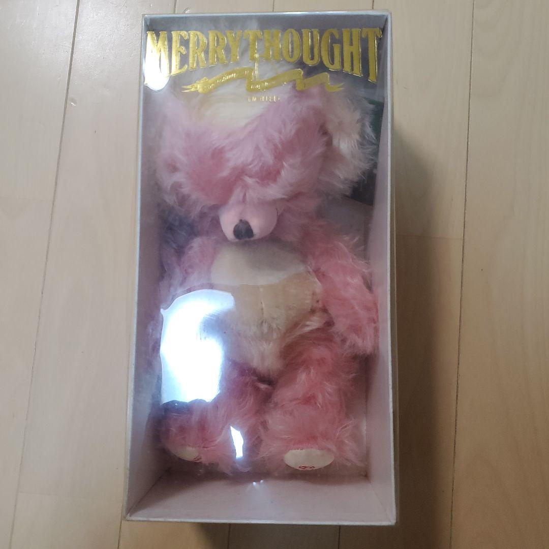 【限定100体】メリーソート　チーキー　高島屋限定　テディベア　ピンク　モヘア