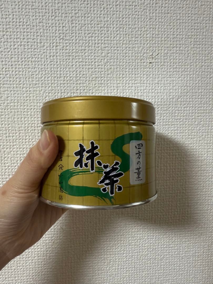 山政小山園 抹茶 四方の薫り　150g 缶