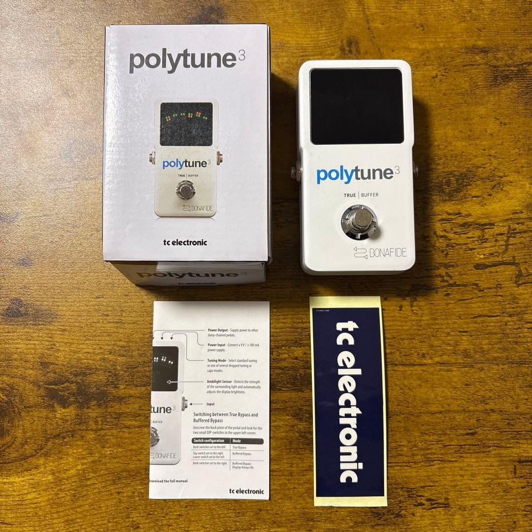 tc electronic polytune 3 チューナー　エフェクター