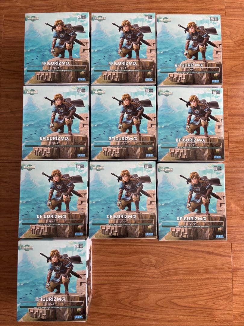ゼルダの伝説　FiGURiZMα　リンク　フィギュア10体セット