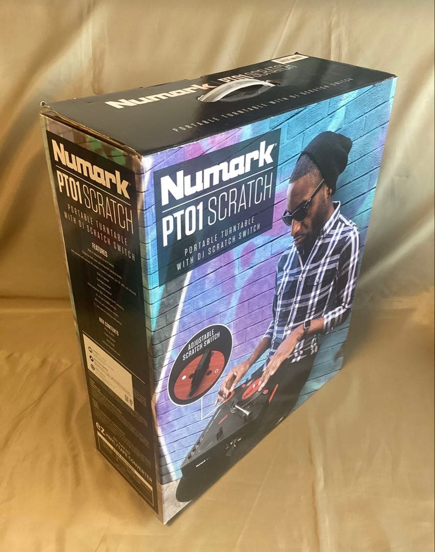 Numark PT01 Scratch + スクラッチ用カスタムフェーダー交換済