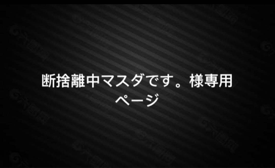 断捨離中マスダです。ページ
