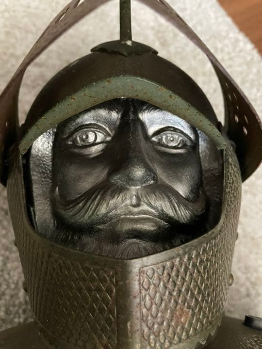 ニッカ　兜　西洋騎士　甲冑時計　ニッカウィスキーラジオ