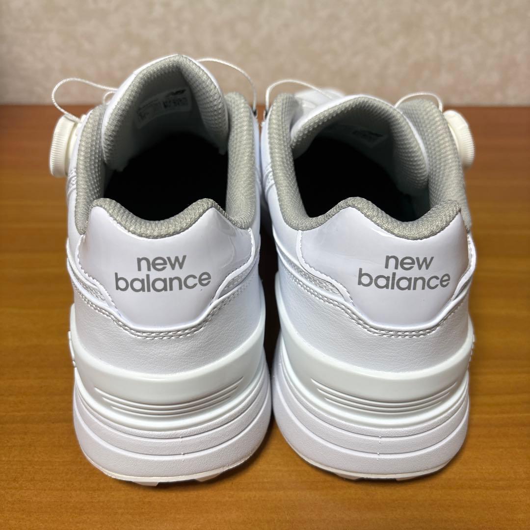 【新品未使用】ニューバランス ゴルフシューズ 574 レディース24cm 白