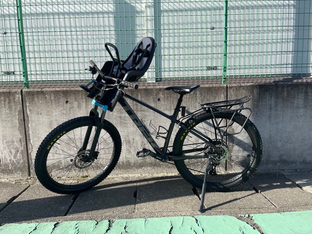 TREK ROSCOE 7 2021モデル 子供乗せカスタム