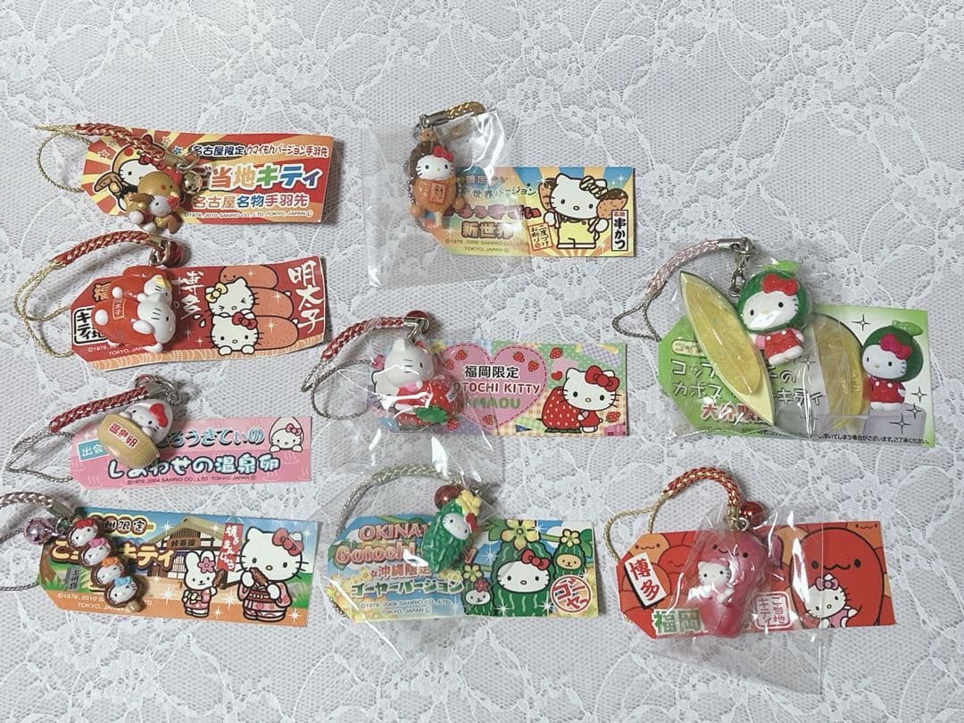 ご当地キティ キーホルダー 根付け