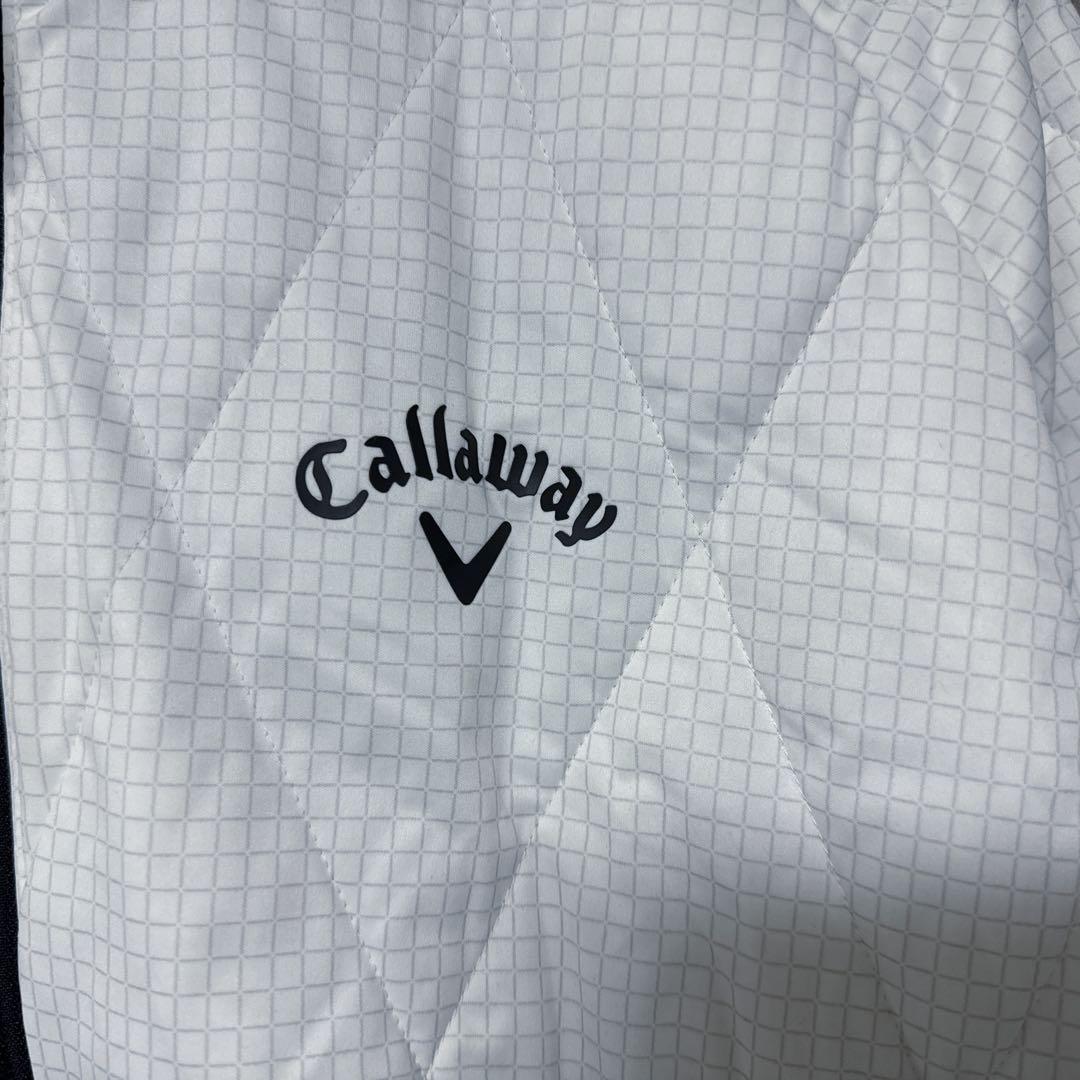 Callaway キャロウェイ 中わた フルジップ ジャケット ホワイト L