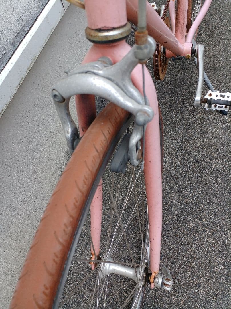 tokyobike bisou★スタッガードフレーム★7段変速★カラー:モモ