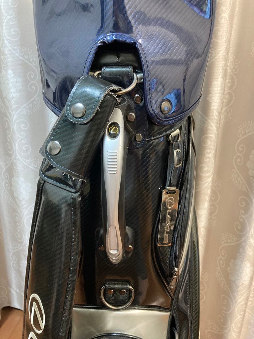 LEXUS レクサス　キャディバッグ　美品　ゴルフ　バッグ　メンズ