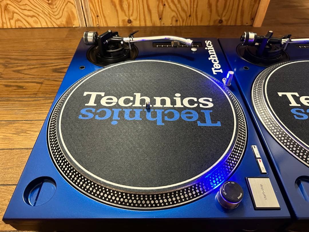 Technics SL-1200MK3D 2台セットカスタム青 × 青LED仕様