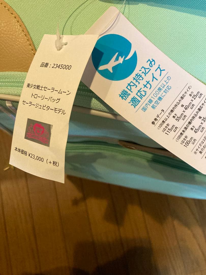 2510 セーラームーン トローリーバッグ セーラージュピター　キャリーバッグ