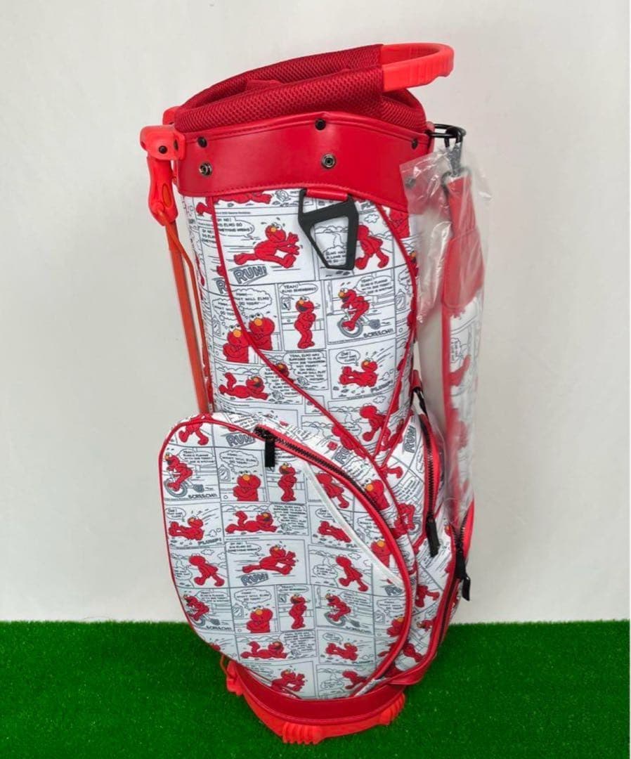 SESAME STREET スタンドバッグ エルモ 赤