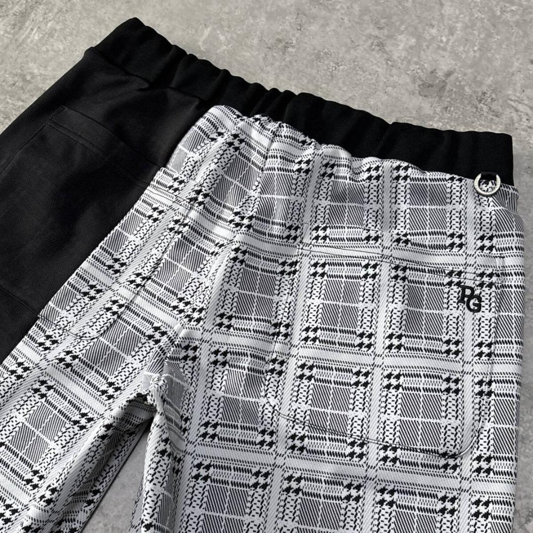 新品 2024年モデル パーリーゲイツ ハーフ ショート パンツ 4 黒 白