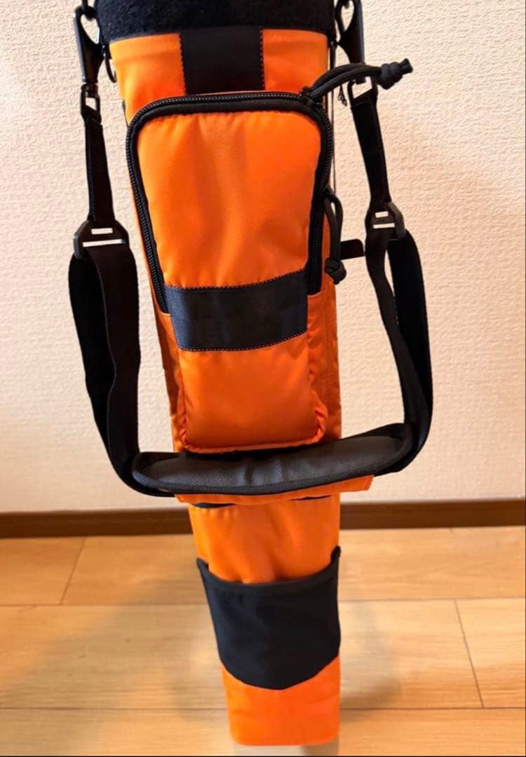 【限定レア】【新品】ブリーフィング　セルフスタンド　キャディバッグ　オレンジ