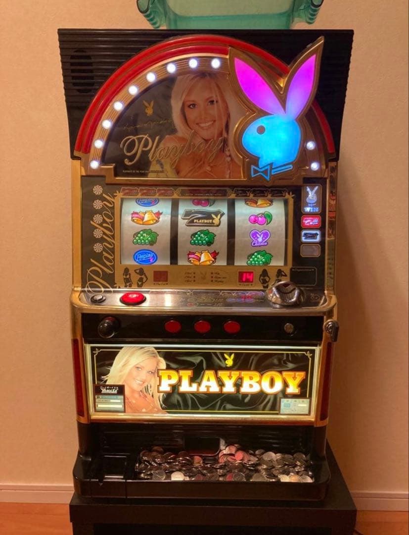 【送料無料】パチスロ　スロット　実機　5号機　プレイボーイ　PLAYBOY　山佐