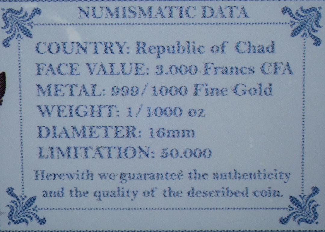 世界初の肉球金貨！純金！可愛すぎる♡ 限定品！カード付！COA付 ワンちゃん 犬