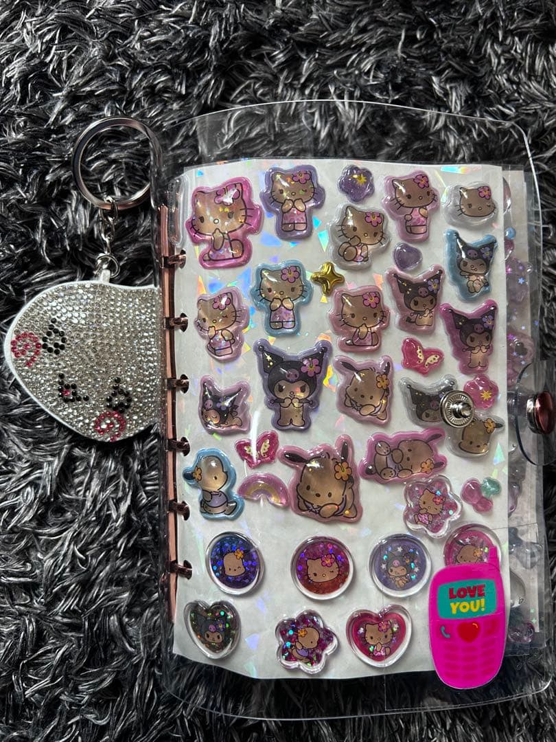 A6シール帳完成品 bineシール台紙付