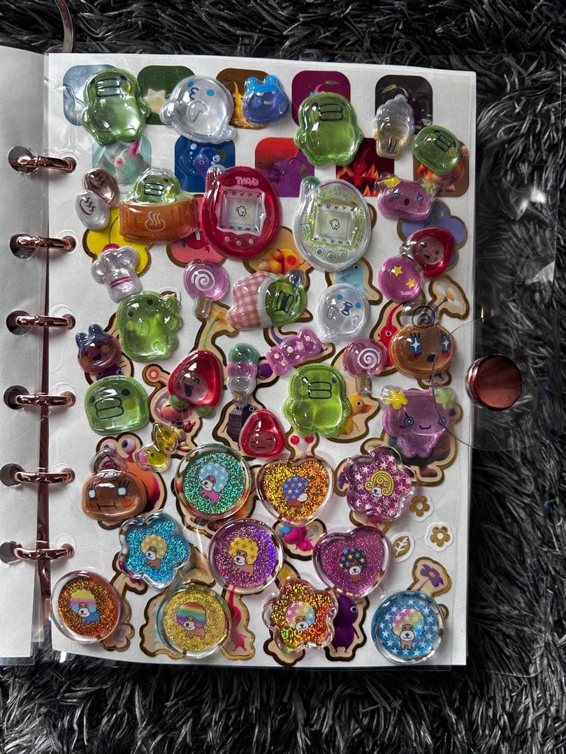 A6シール帳完成品 bineシール台紙付