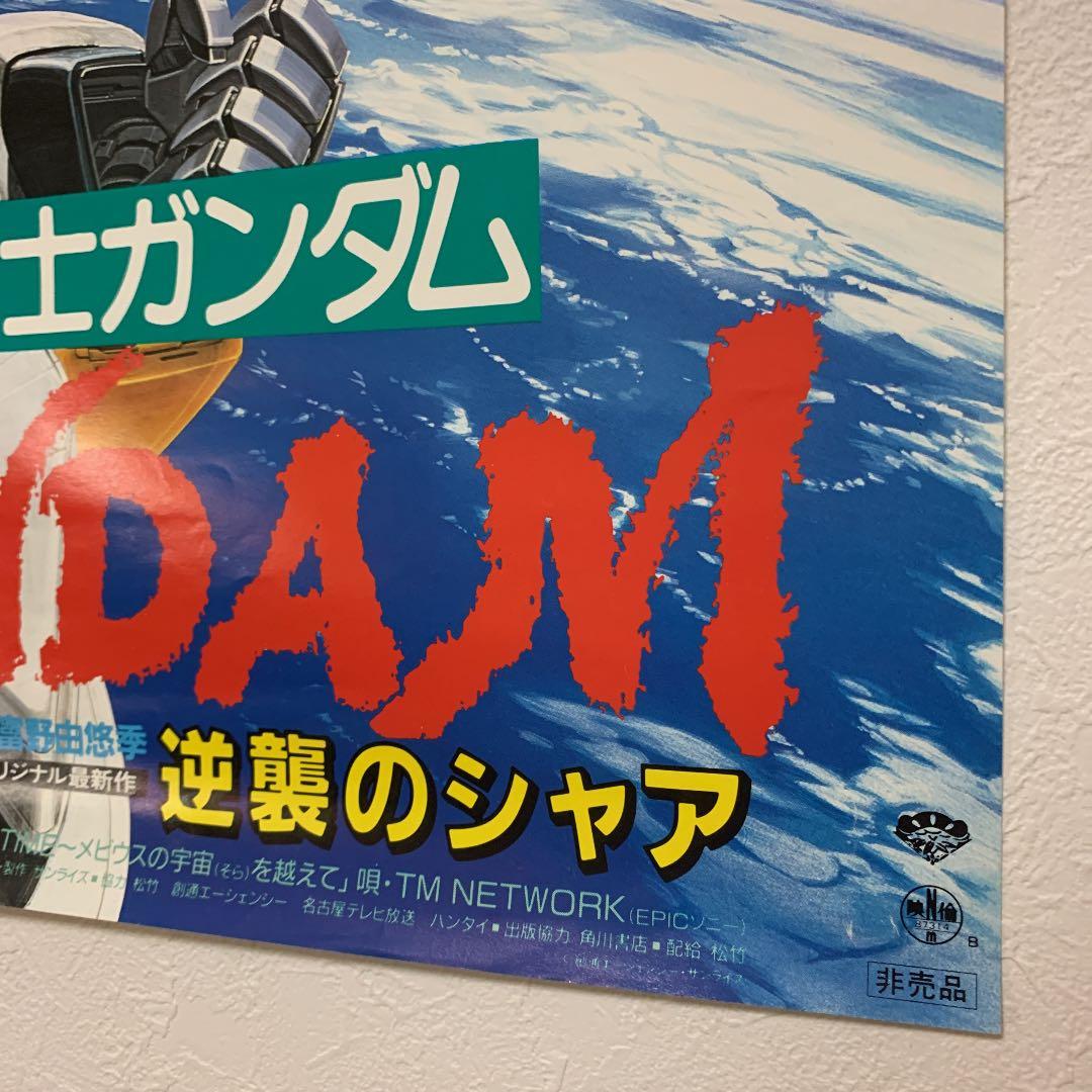 機動戦士ガンダム　逆襲のシャア　劇場版　ポスター非売品
