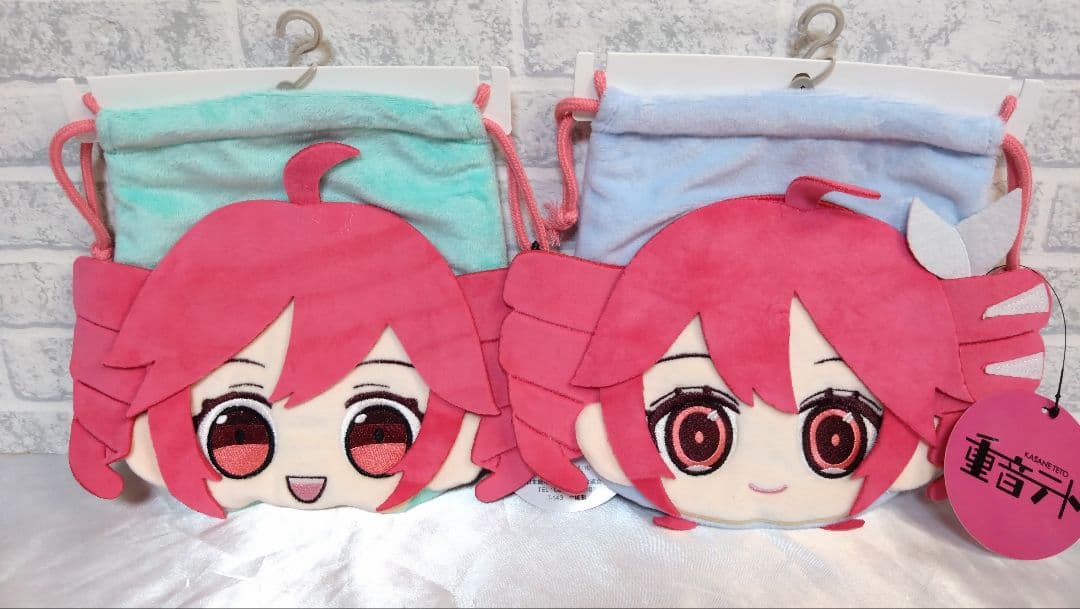 重音テト しまむら ぬいぐるみ マスコットチャーム 巾着袋 ハンカチ セット