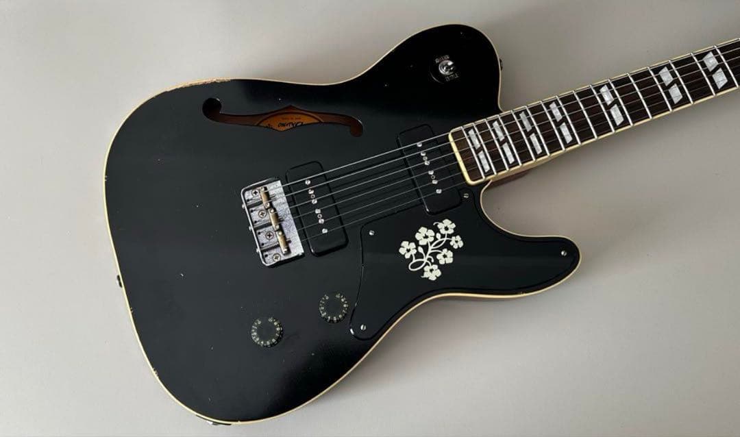 Bruno Guitars TN-295 Black 白花 エレキギター