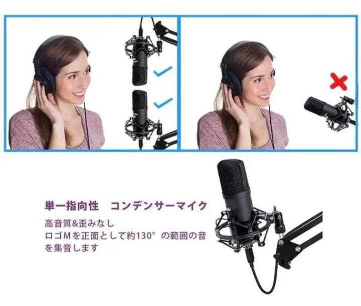 ❤自宅が本格派的な収録スタジオに早変わり♪❤プロ用コンデンサーマイクセット