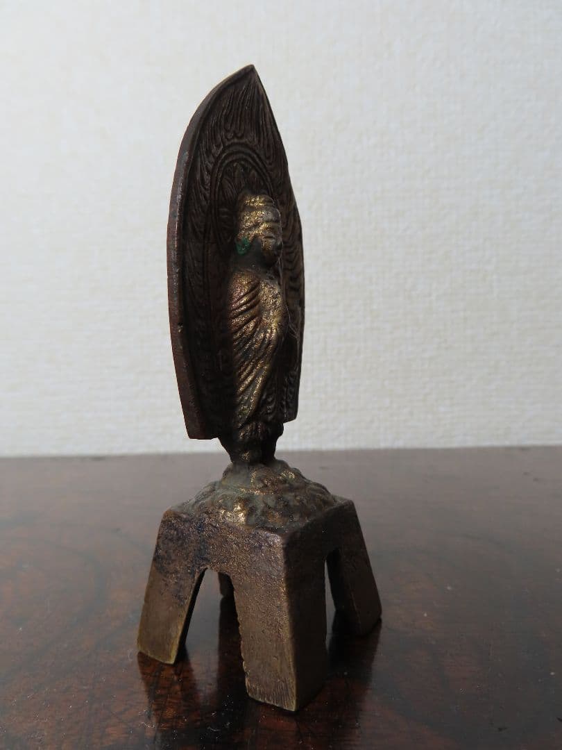 中国 北魏時代　金銅釈迦如来立像 / 仏像 石仏 古銅 観音像 仏教美術 唐物