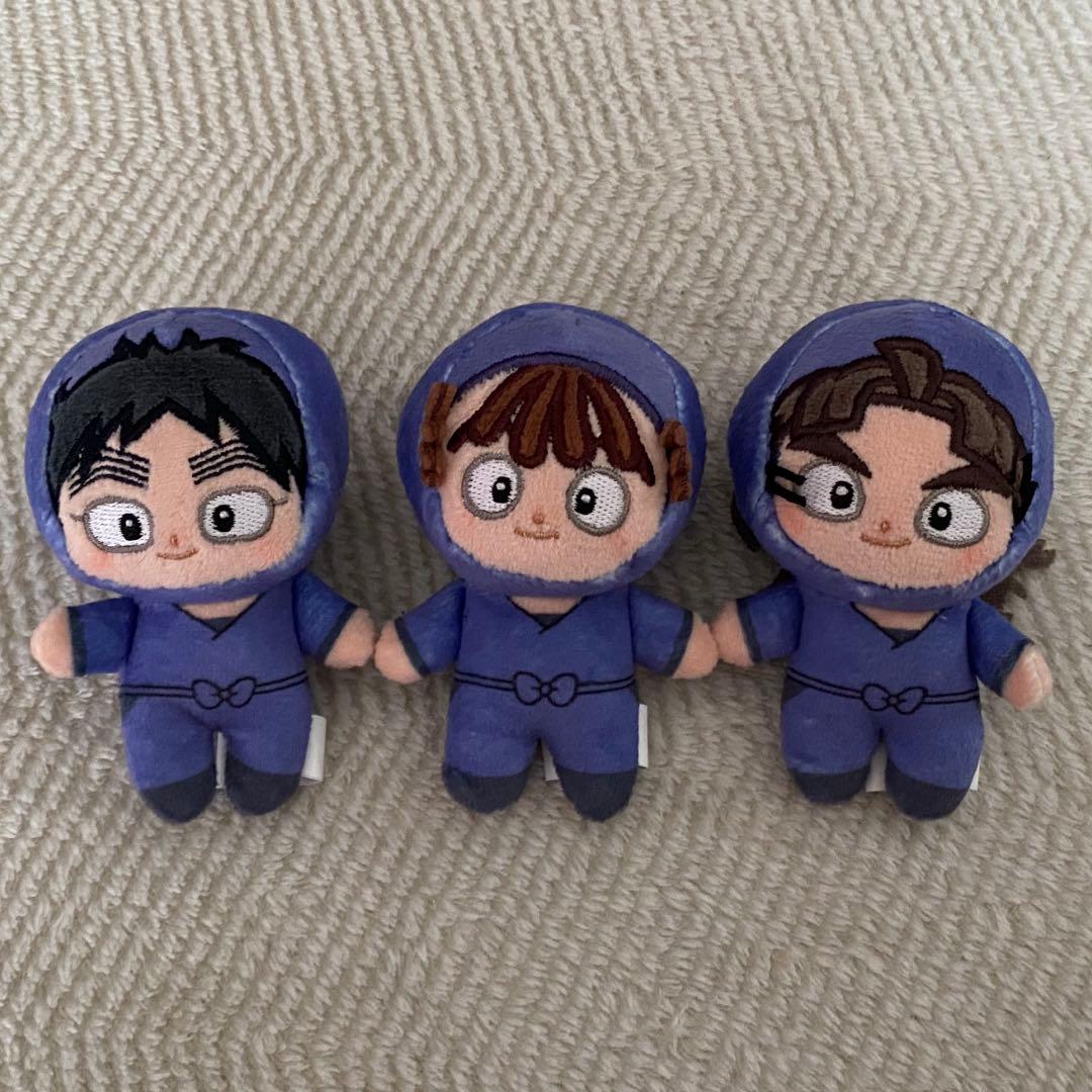 忍たま乱太郎 ほわぬい 尾浜勘右衛門 久々知兵助 竹谷八左ヱ門 3点セット