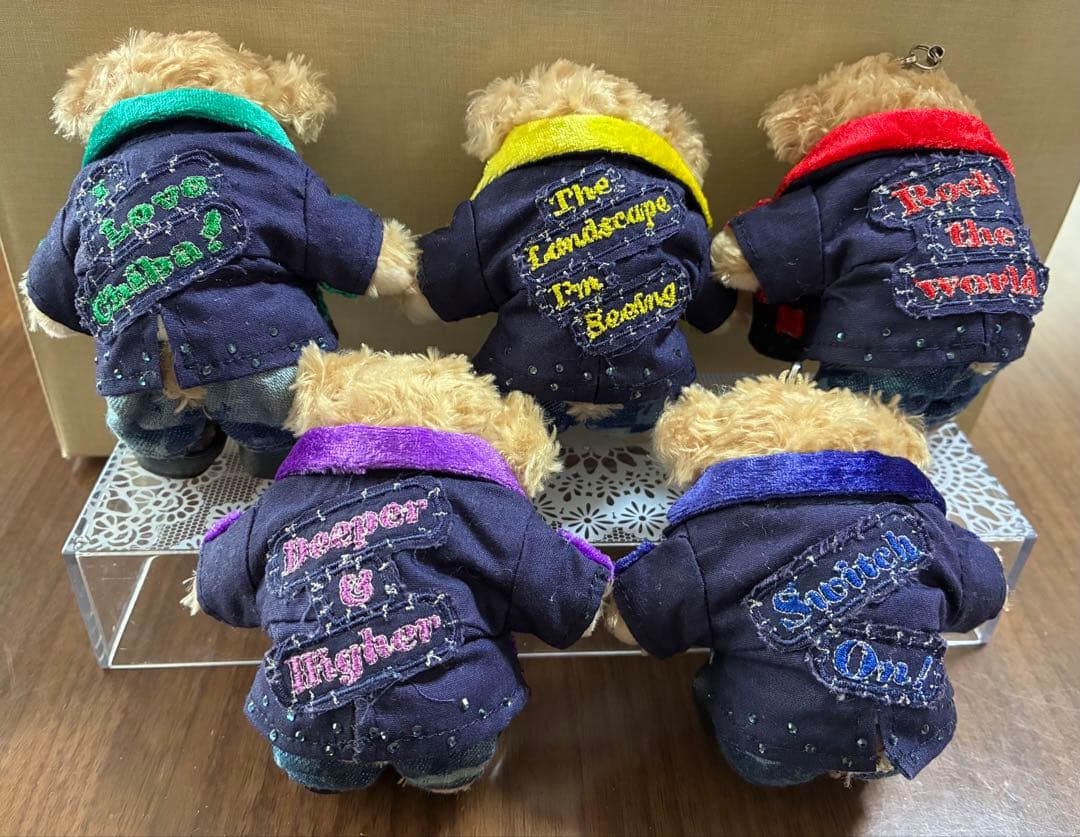 ダッフィー　ストラップ　コスチューム　ぬいぐるみ付　嵐　メンバー　5人セット